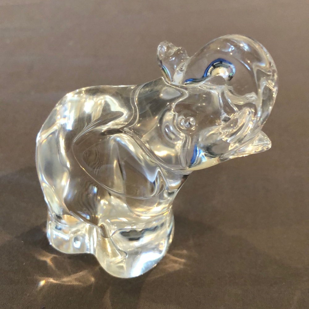 Art Glass Elephant Figurine